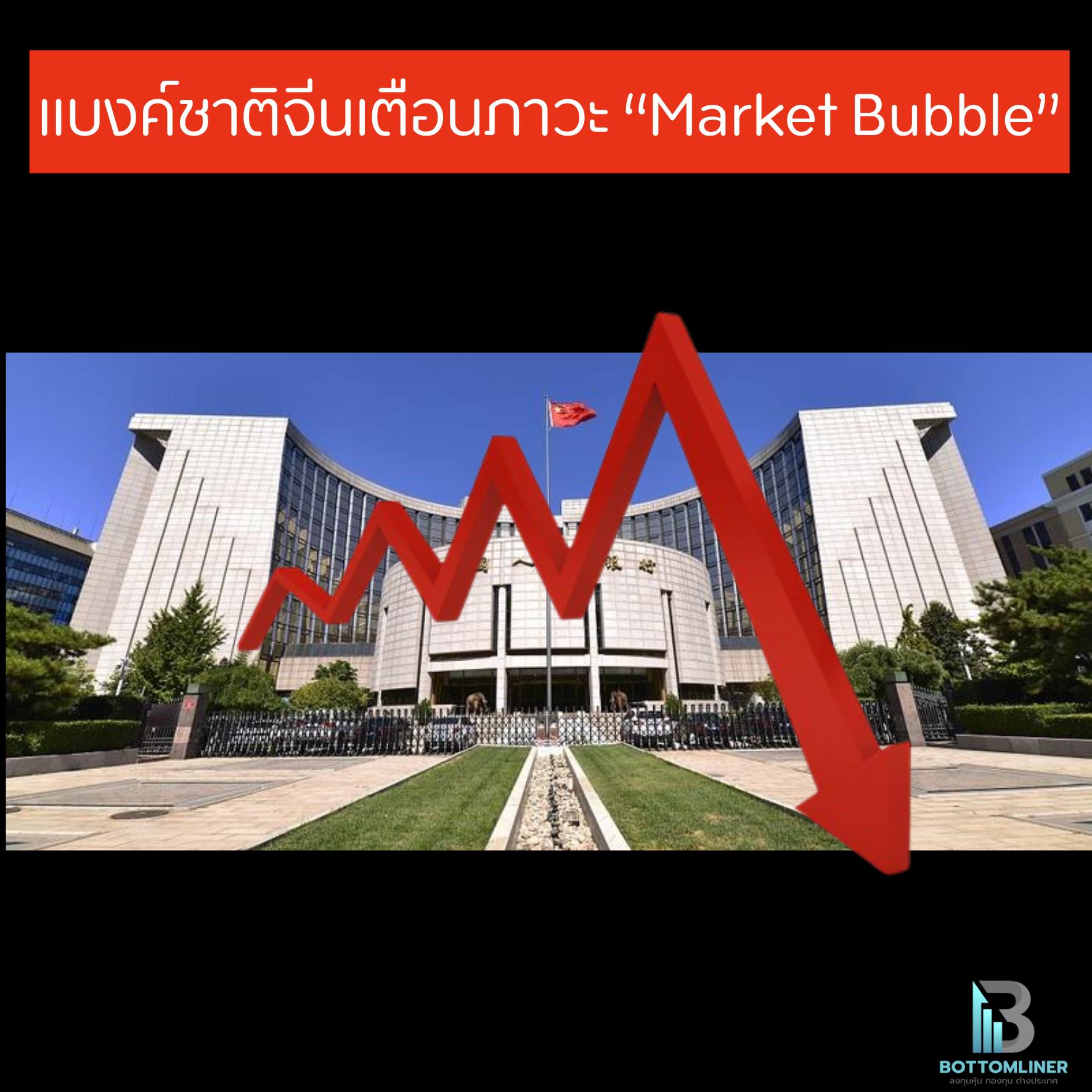 แบงค์ชาติจีนเตือนภาวะ “Market Bubble” ทั่วโลก